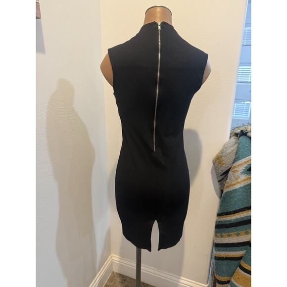 Women’s Bodycon Black Pencil Dress Sleevless Size Small - Picture 2 of 9